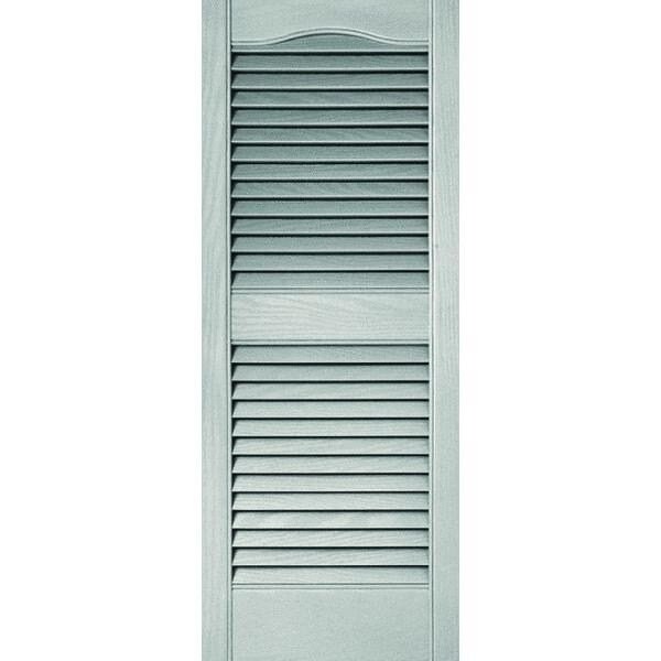 Builders Edge Open Louver Vinyl Shutters 020140036030 Zoro